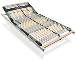 Rošt 140x200 PREMIUM STRONG s extra pevným rámem z bukového dřeva, rošt 140x200 extra pevný, nastavitelná opěrka hlavy, ergonomický 7zónový rošt se 42 zesílenými lamelami, vyrobeno v Německu, nosnost až 200 kg