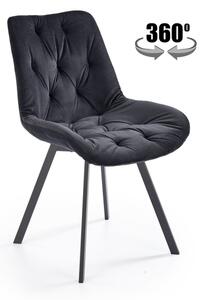 Halmar jídelní židle K519 + barevné provedení černá