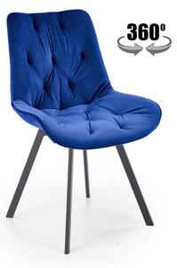 Halmar jídelní židle K519 + barevné provedení modrá