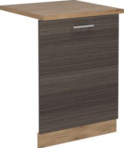 Čelní panel myčky Vicco R-Line Ušlechtilá šedá 60 cm , PD Dub, Model 55056