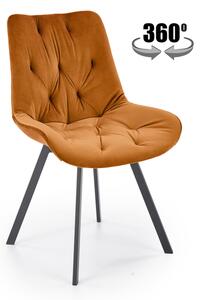 Halmar jídelní židle K519 + barevné provedení skořicová