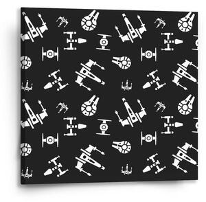 Sablio Obraz Star Wars Vesmírné lodě Pattern - 50x50 cm