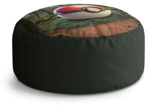 Sablio Taburet Circle Pokemon ball Les: 38x48 cm