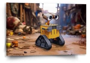 Sablio Obraz Wall-E robot Město - 60x40 cm