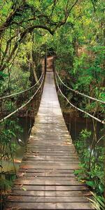 Fototapeta na dveře JUNGLE BRIDGE 86x200 cm