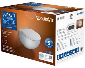 DURAVIT 45720900A1 Architec závěsný WC set, bílý, bez okrajů