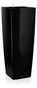 Samozavlažovací květináč Cubico Premium Alto průměr 40 cm, výška 105 cm, černá