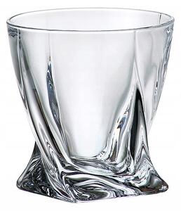 Bohemia Crystal Sklenice na whisky Quadro 6 x 340 ml