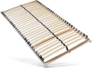 Latkový rošt 70x200 cm, 28 lamel, 7zónový rošt s robustním rámem z bukového dřeva, nosnost až 150 kg, vyrobeno v Německu, montáž vlastní