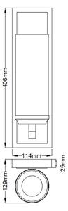 Feiss FE-AMALIA1-LBATH -LED Koupelnové svítidlo AMALIA 1xG9/3,5W/230V IP44 chrom