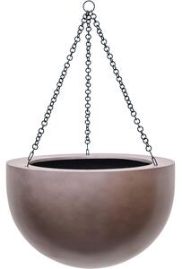 Obal Gradient - Hanging Bowl matná kávová, průměr 38 cm