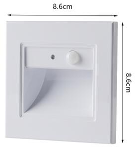 Brilagi - LED Schodišťové svítidlo se senz. STEP LIGHT LED/1,5W/230V IP44 bílá