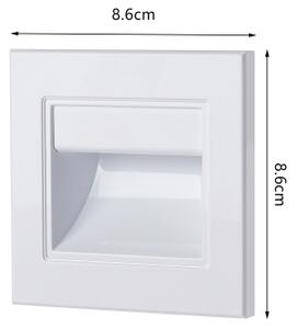 Brilagi - LED Schodišťové svítidlo STEP LIGHT LED/1,5W/230V IP44 bílá