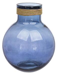MUZZA Váza tangaro 34.5 cm modrá