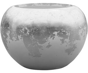 Obal Luxe Lite Glossy - Globe bílá-stříbrná, průměr 45 cm