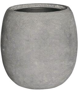 Obal Polystone Coated Plain - Balloon Raw šedá s vnitřní vložkou, průměr 42 cm