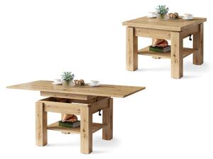Mazzoni CLEO Dub Artisan - STOLEK SE ROZKLÁDACÍ A ZVEDACÍ STOLNÍ DESKOU