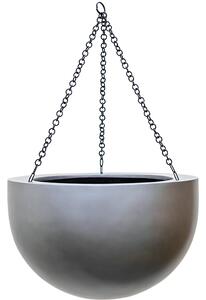 Obal Gradient - Hanging Bowl matná šedá, průměr 38 cm