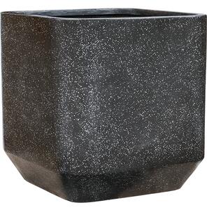 Obal Terrazo - Rounded Cube černá, průměr 55 cm