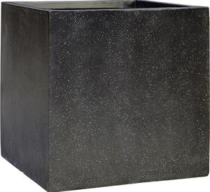 Obal Terrazo - Cube černá, průměr 60 cm