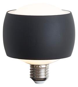 E27 LED dekorativní žárovka černá 6W 370 lm 3000K