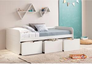 Bílá dětská postel s úložným prostorem 90x190 cm Abbott – Marckeric