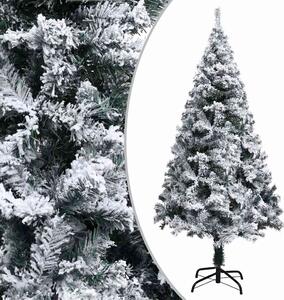 Umělý vánoční stromek zasněžený zelený 150 cm PVC 320963