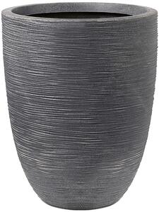 Obal Waste Rib NL - Vase Elegant Low Terrazzo Grey, průměr 46 cm
