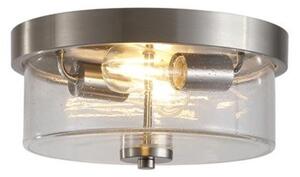 Searchlight 66210-2SS Stropní koupelnové svítidlo PRESTON satin IP44