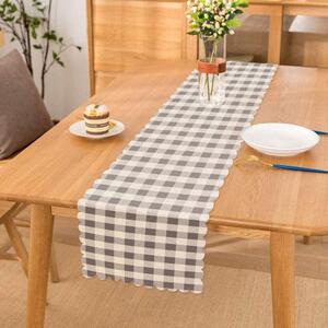 Běhoun na stůl Minimalist Cushion Covers Gray Flannel, 45 x 140 cm