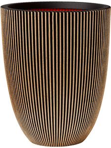 Obal Nature Groove NL - Vase Elegant Low Black Gold, průměr 46 cm