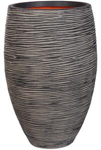 Obal Nature Rib NL - Vase Elegant Deluxe Anthracite, průměr 55 cm