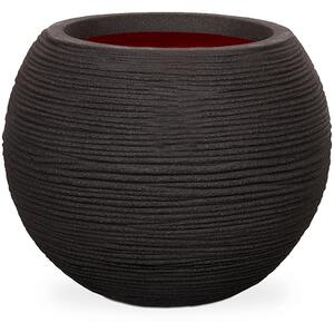 Obal Nature Rib NL - Vase Ball Black, průměr 62 cm