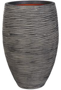 Obal Nature Rib NL - Vase Elegant Deluxe Anthracite, průměr 51 cm