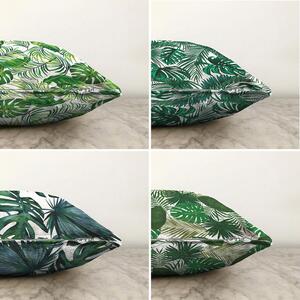 Sada 4 povlaků na polštáře Minimalist Cushion Covers Summer Jungle, 55 x 55 cm