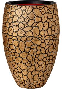 Obal Nature Clay NL - Vase Elegant Deluxe Black Gold, průměr 50 cm