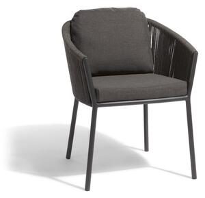 Černá kovová zahradní židle Omer – Diphano