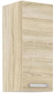 Vysoká skříňka s 1 výklopnými dvířky - Imitace dub Sonoma - D 30 x H 31,6 x V 72 cm - LASSEN