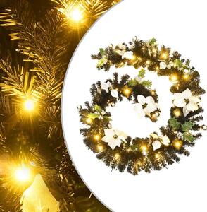 Vánoční girlanda s LED diodami černá 2,7 m PVC 320973