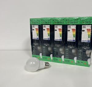 V-TAC LED žárovka E27 A60 8,5W, 5+5ks zdarma, Studená bílá 6000 - 6500K