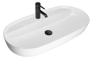 Oltens Hamnes umyvadlo 80x40 cm oválné na pult bílá 41315000