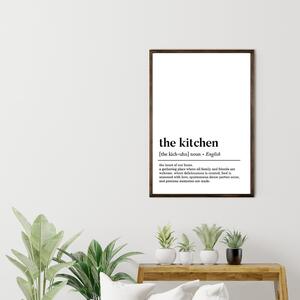 Plakát v rámu 50x70 cm Kitchen – Wallity