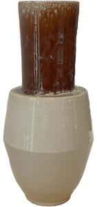 Obal So What - Vase Reactive Natural Brown, průměr 18 cm