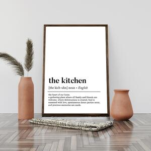 Plakát v rámu 50x70 cm Kitchen – Wallity