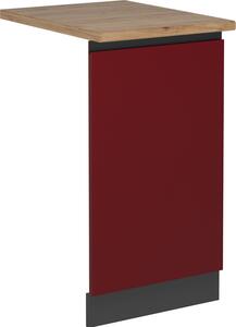 Čelní panel myčky Vicco R-Line Červená 45 cm , PD Dub, Model 55110