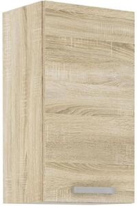 Vysoká skříňka s 1 výklopnými dvířky - Imitace dub Sonoma - š 40 x h 31,6 x 72 cm - LASSEN