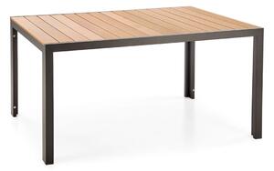 Obdélníkový zahradní stůl Fierro 150x90 cm, hliníkový