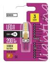 Emos/ LED žárovka Classic JC 1,9W 12V G4 teplá bílá
