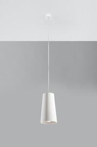 Bílé keramické závěsné svítidlo Nice Lamps Armica