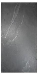 Velkoformátová kamenná dýha, Břidlice černá, 122x61cm, ED003, kus
